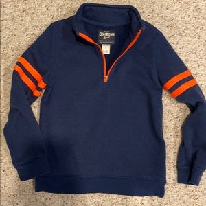 Boy 8 half zip fleece pullover